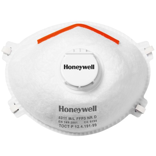Filtrerande halvmask HONEYWELL<br />5311 FFP3D med ventil