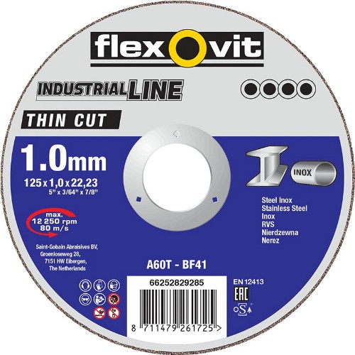 Kapskiva FLEXOVIT<br />Industrial Line Thin Cut Typ 41