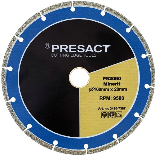 Diamantkapklinga PRESACT<br />PS2090 Minerit